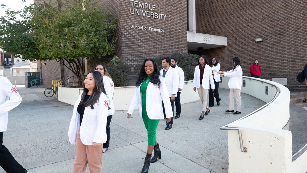 Students Walking Outside