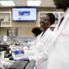 students in lab